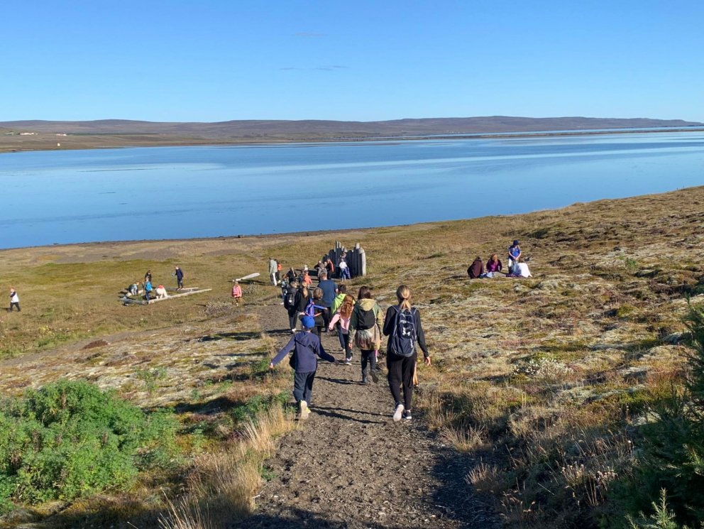 Gönguferð í góðu veðri