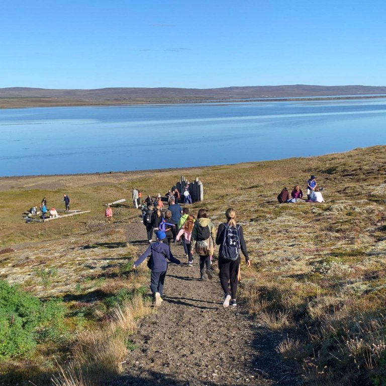 Gönguferð í góðu veðri