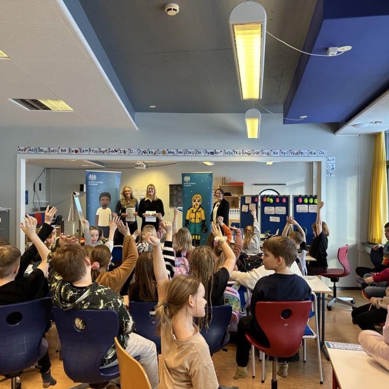 Heimsókn frá sendiherra Breta